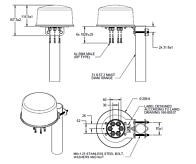 Антенна Extreme Networks ML-2452-HPA6M6-072